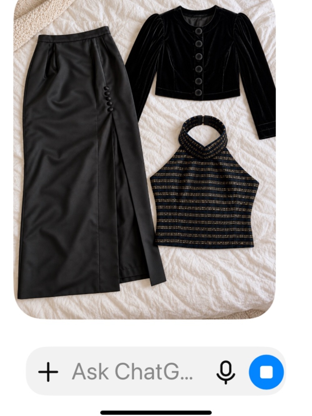 Vintage Y2K 3 Piece Evening Outfit Cache Silk Alex Evenings Skirt Jordan Jacket